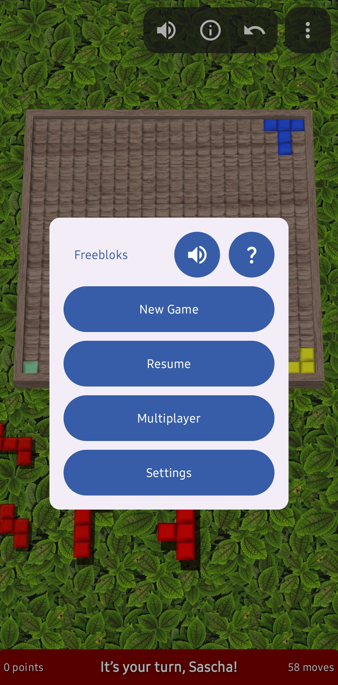 Freebloks 3D screenshot